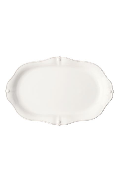 Berry & Thread Whitewash Scalloped Platter
