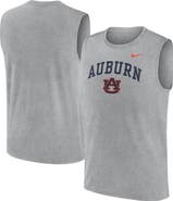 Nike Men's Nike Heather Gray Auburn Tigers Primetime Legend Arch Dri-FIT Muscle Tank Top