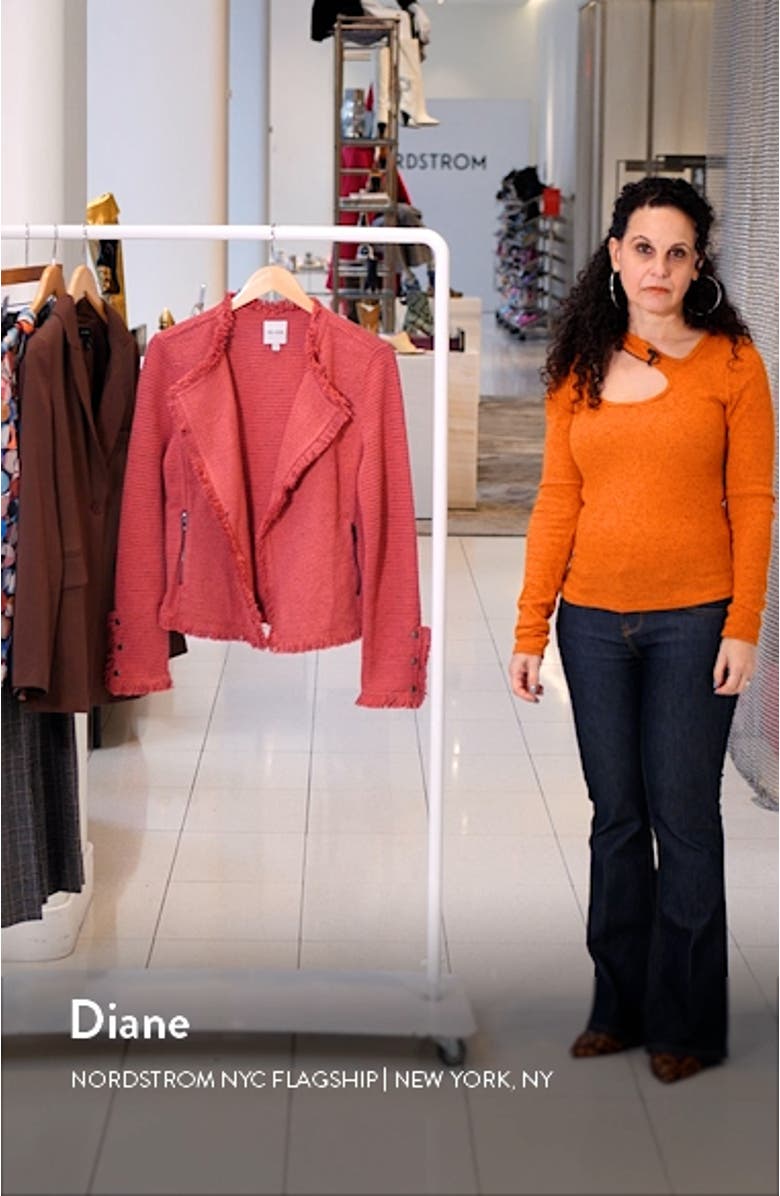 Fringe Mix Knit Jacket, sales video thumbnail