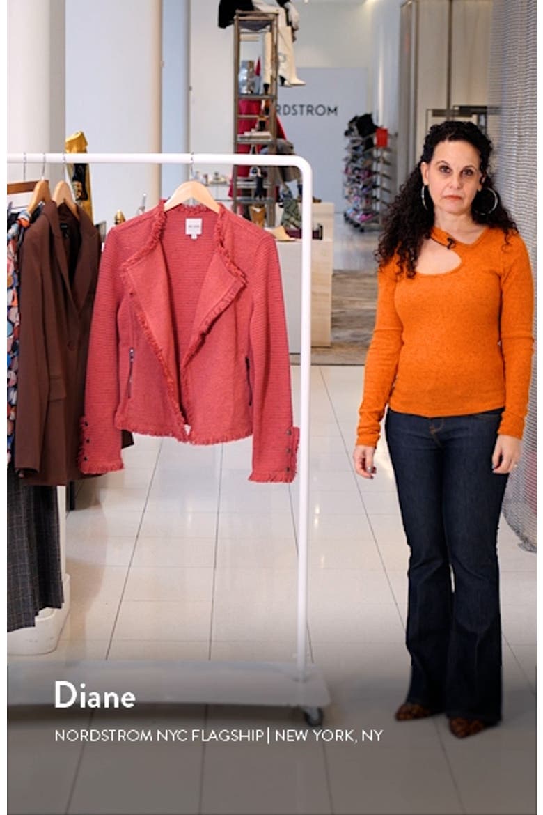 Fringe Mix Knit Jacket video