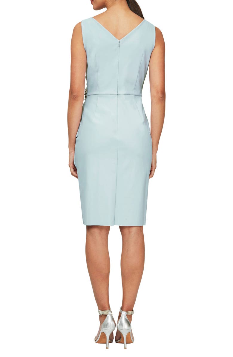 Alex Evenings Contour Collection Side Ruched Cocktail Dress, Alternate, color,