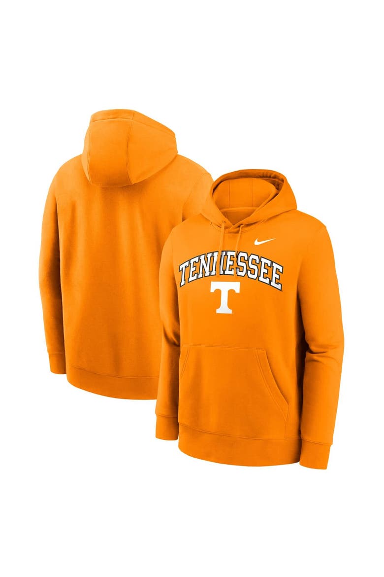 Men's Nike Tennessee Orange Tennessee Volunteers Club Fleece Arch Pullover Hoodie, Main, color, Tennessee Orange