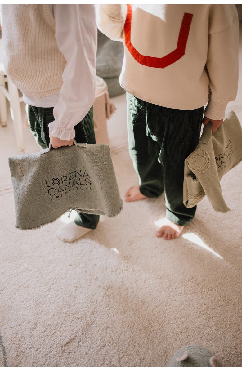 Lorena Canals Flower Garden Canvas Playset, Alternate, color, Blue