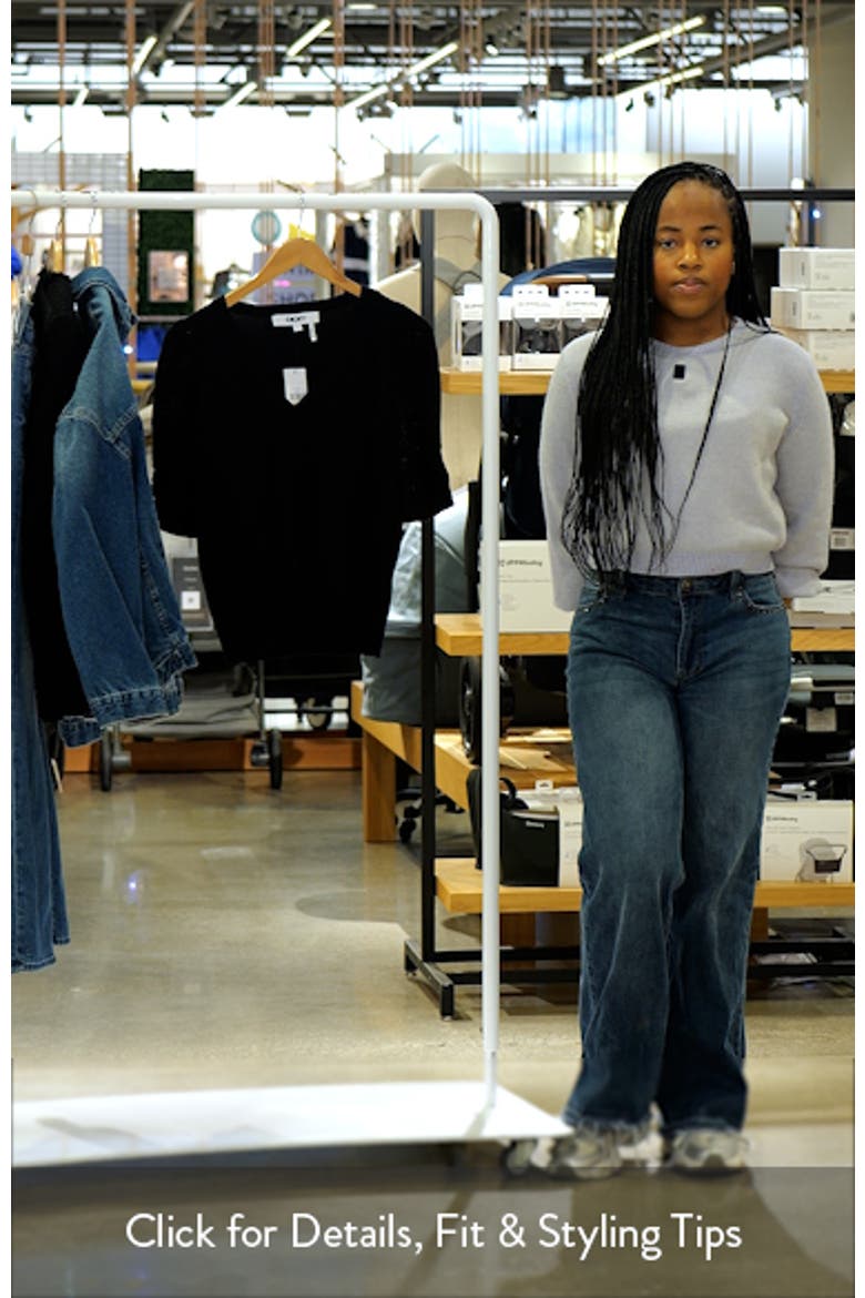 Puff Sleeve V-Neck Sweater video
