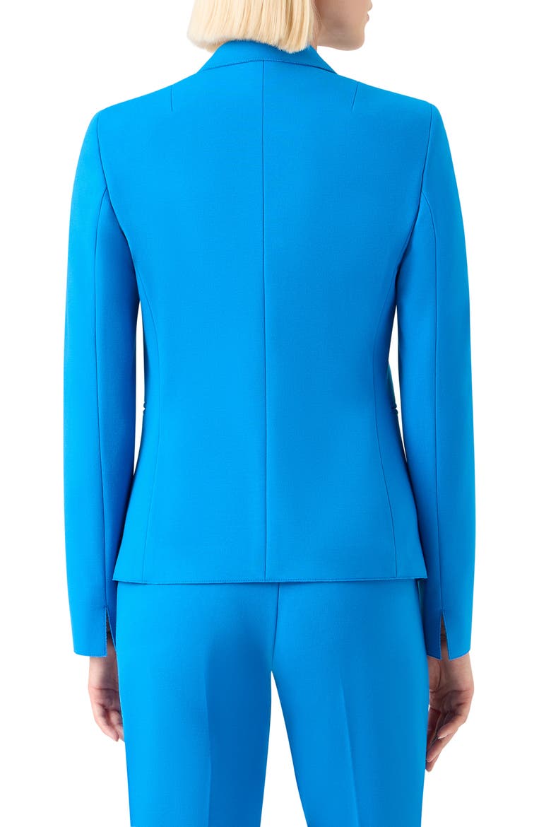 One-Button Jersey Blazer, Alternate, color, COBALT BLUE