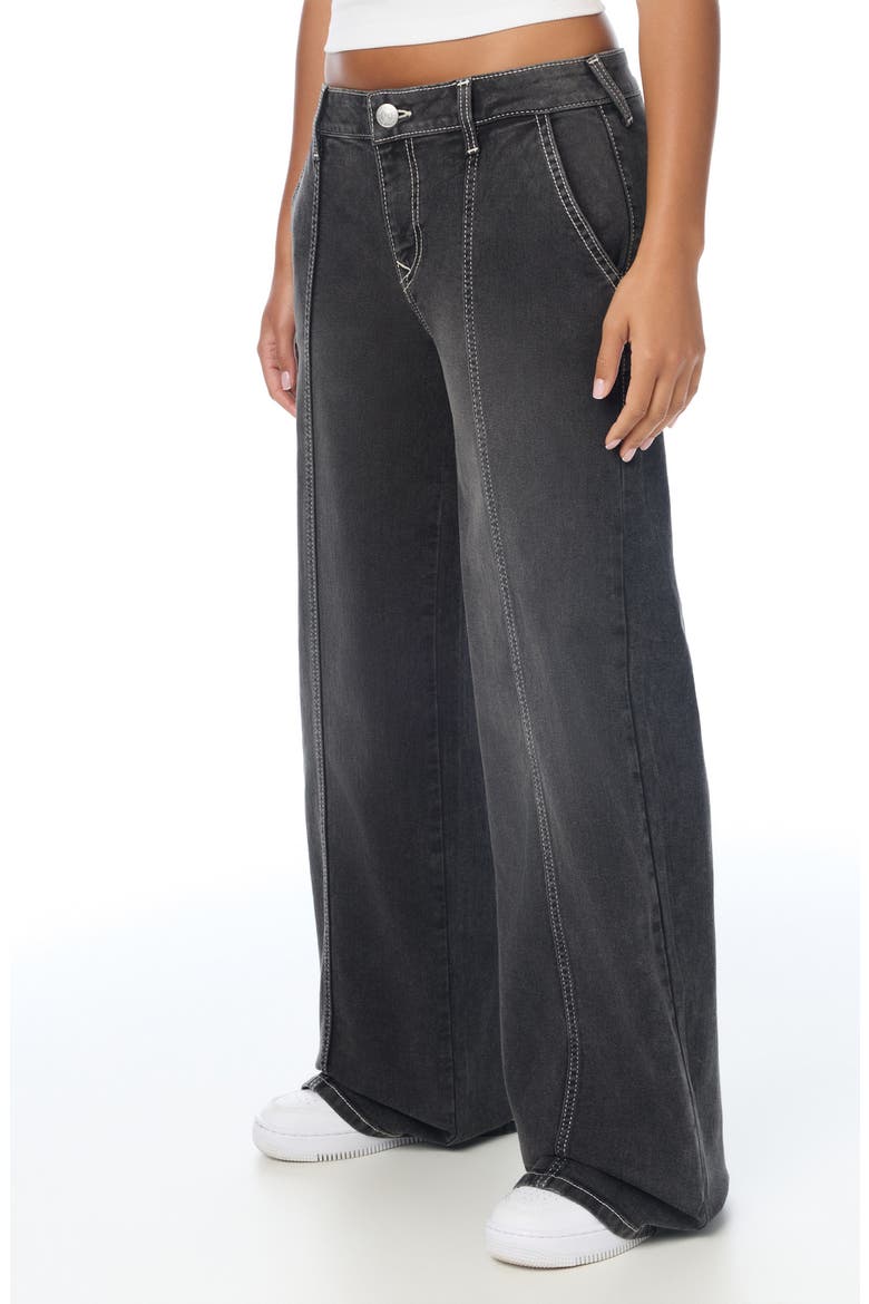 Seamed Baggy Jeans, Alternate, color, SADDLE UP WASH