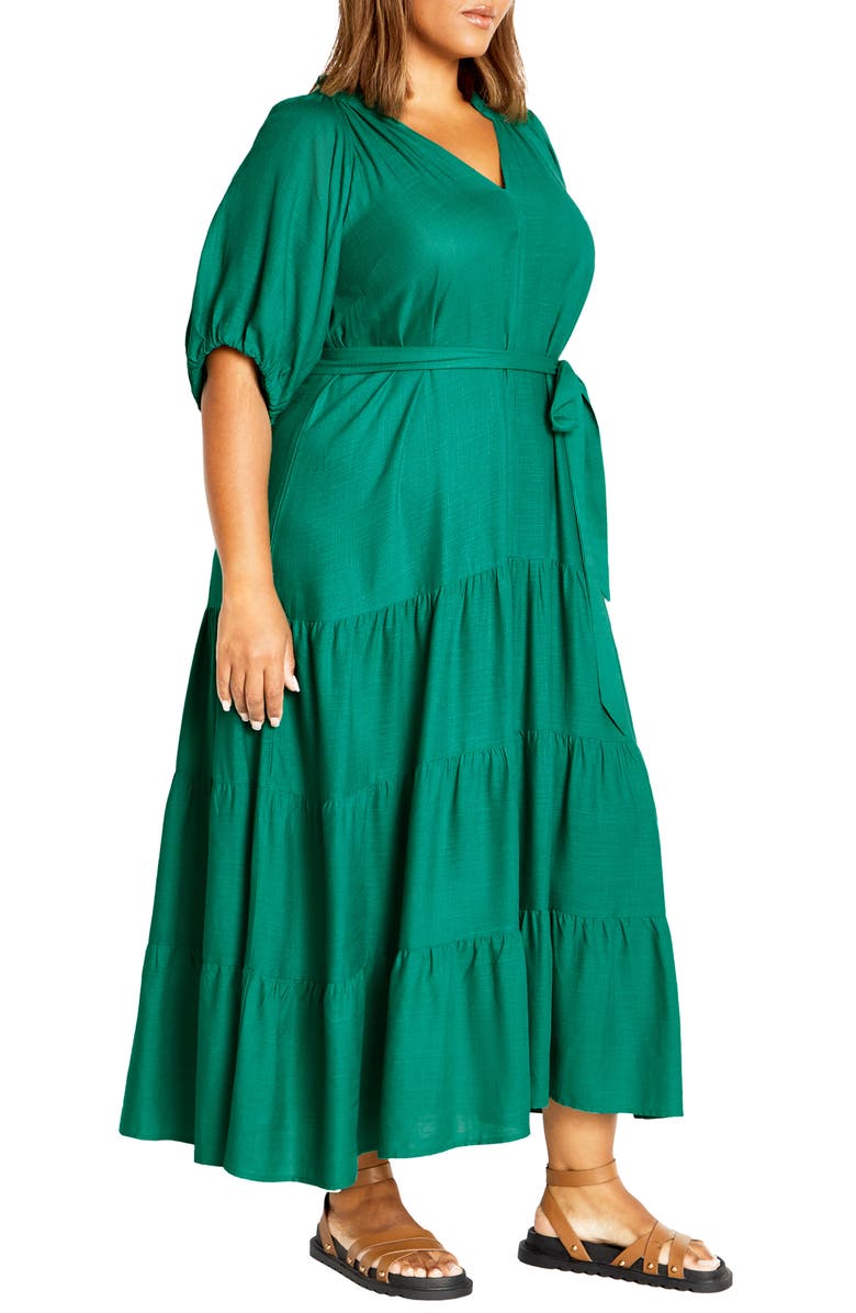 City Chic Escape Belted Dress, Alternate, color,