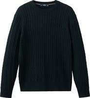 MANGO Crewneck Cable Stitch Sweater