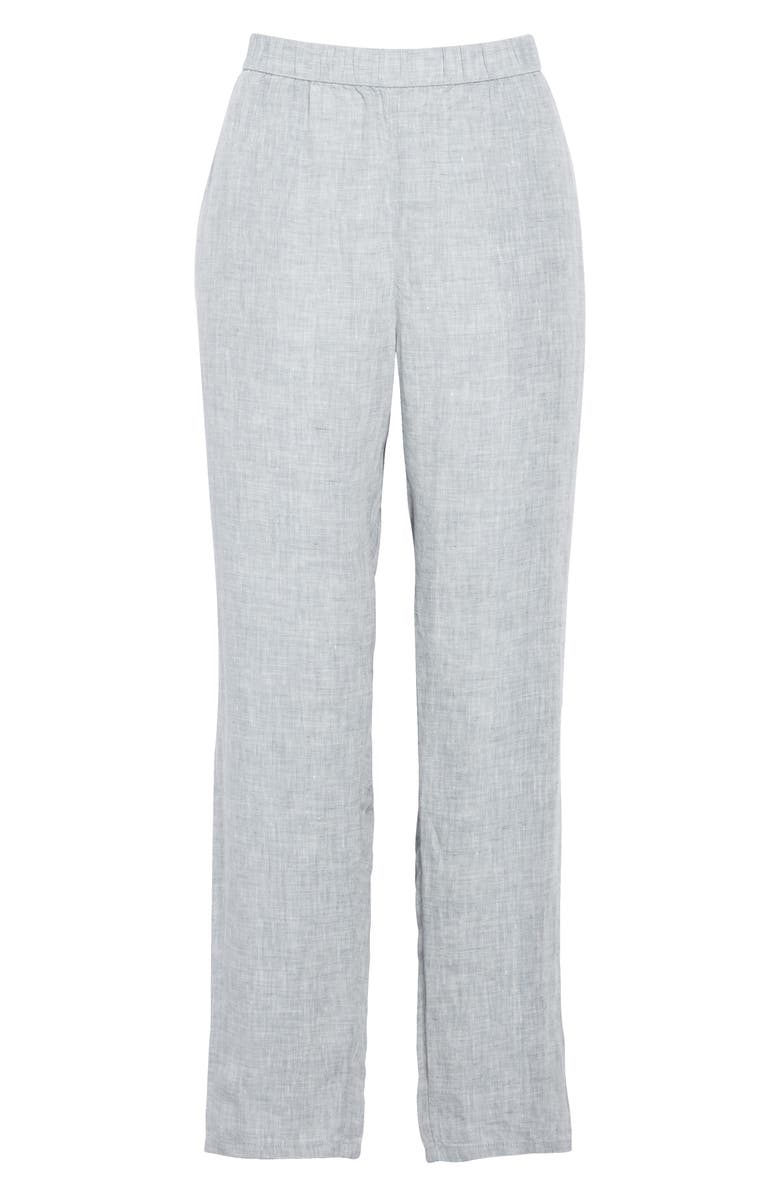 Eileen Fisher Organic Linen Ankle Pants, Alternate, color, 