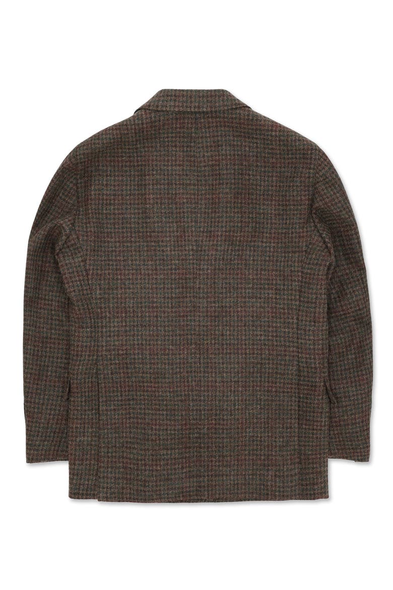 Shetland Double-Breasted Check Jacket, Alternate, color, Multicolor
