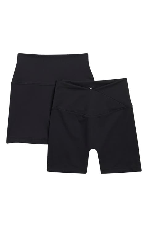 Assorted 2-Pack Lux Crossover V-Waist Shorts