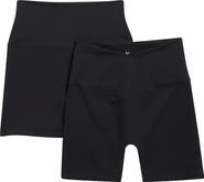 YOGALICIOUS Assorted 2-Pack Lux Crossover V-Waist Shorts