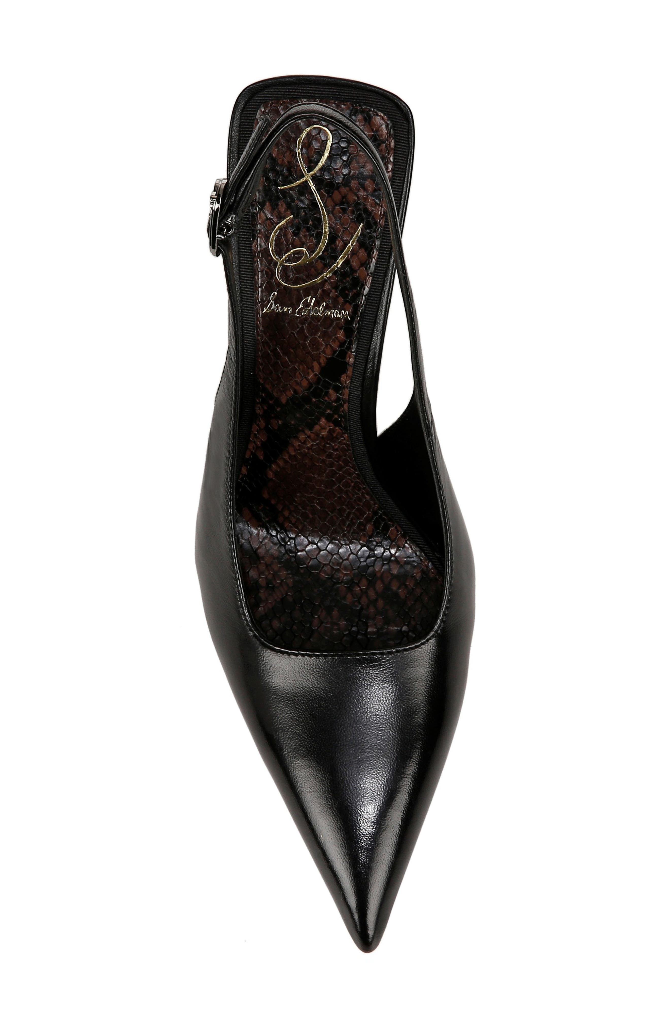 Sam Edelman Odette Slingback Pointed Toe Pump, Alternate, color, 