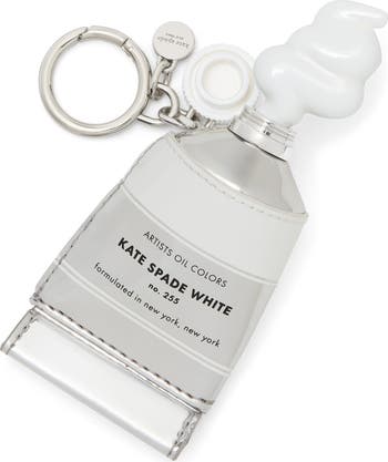 KATE SPADE スクイーズ ペイントブラシ バッグチャーム NWT Kate Spade Squeeze Embellished Paint Brush Key Fob Chain
