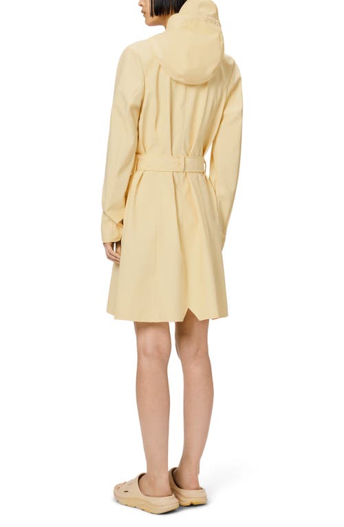 RAINS RAINS CURVE WATERPROOF BELTED JACKET