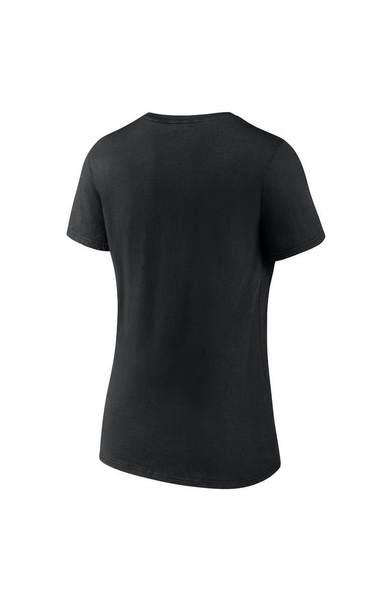 FANATICS Women's Fanatics Branded Black Texas Longhorns 2022 Big 12 Women's Basketball Conference Tournament Champions V-Neck T-Shirt, Alternate, color,