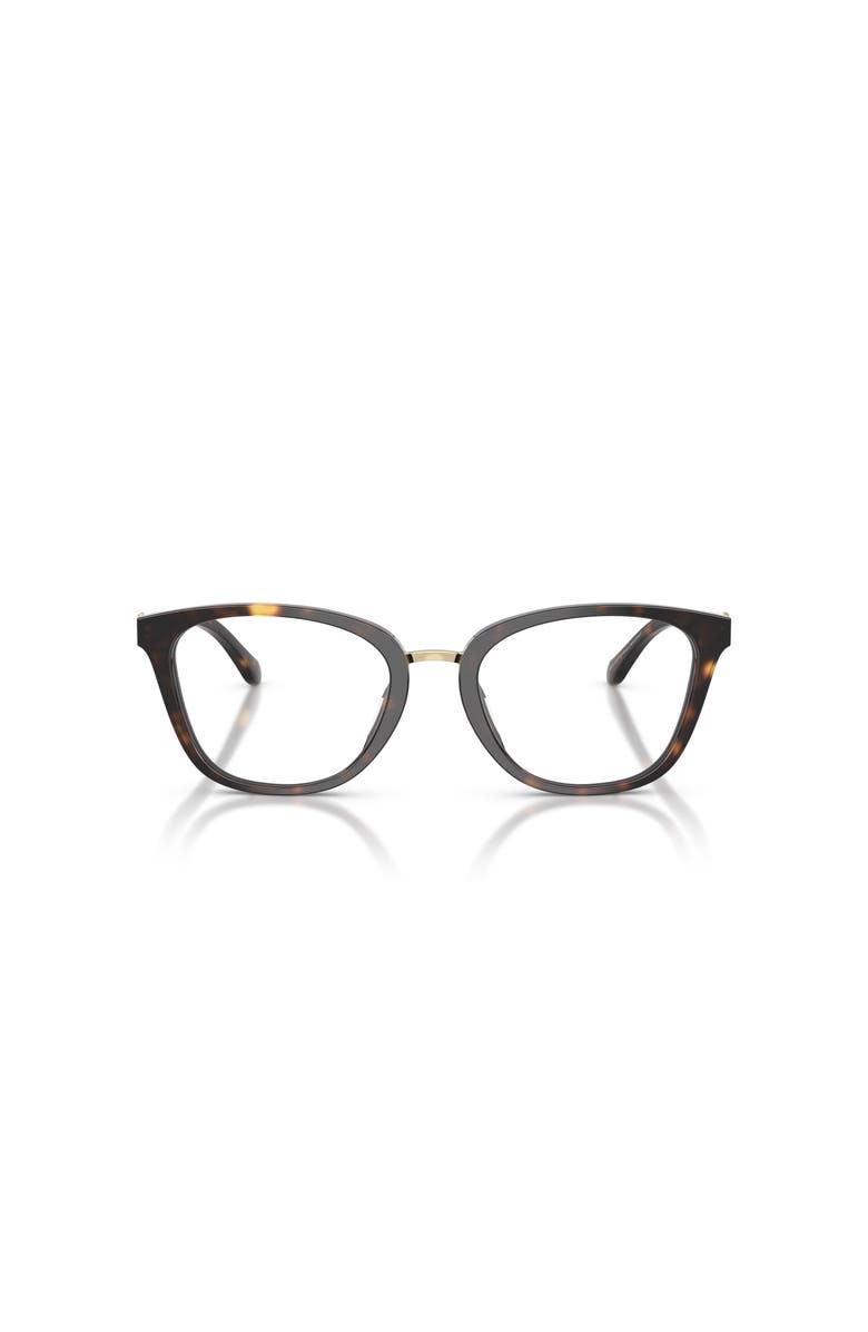 COACH 50mm Square optical glasses, Alternate, color, Tortoise