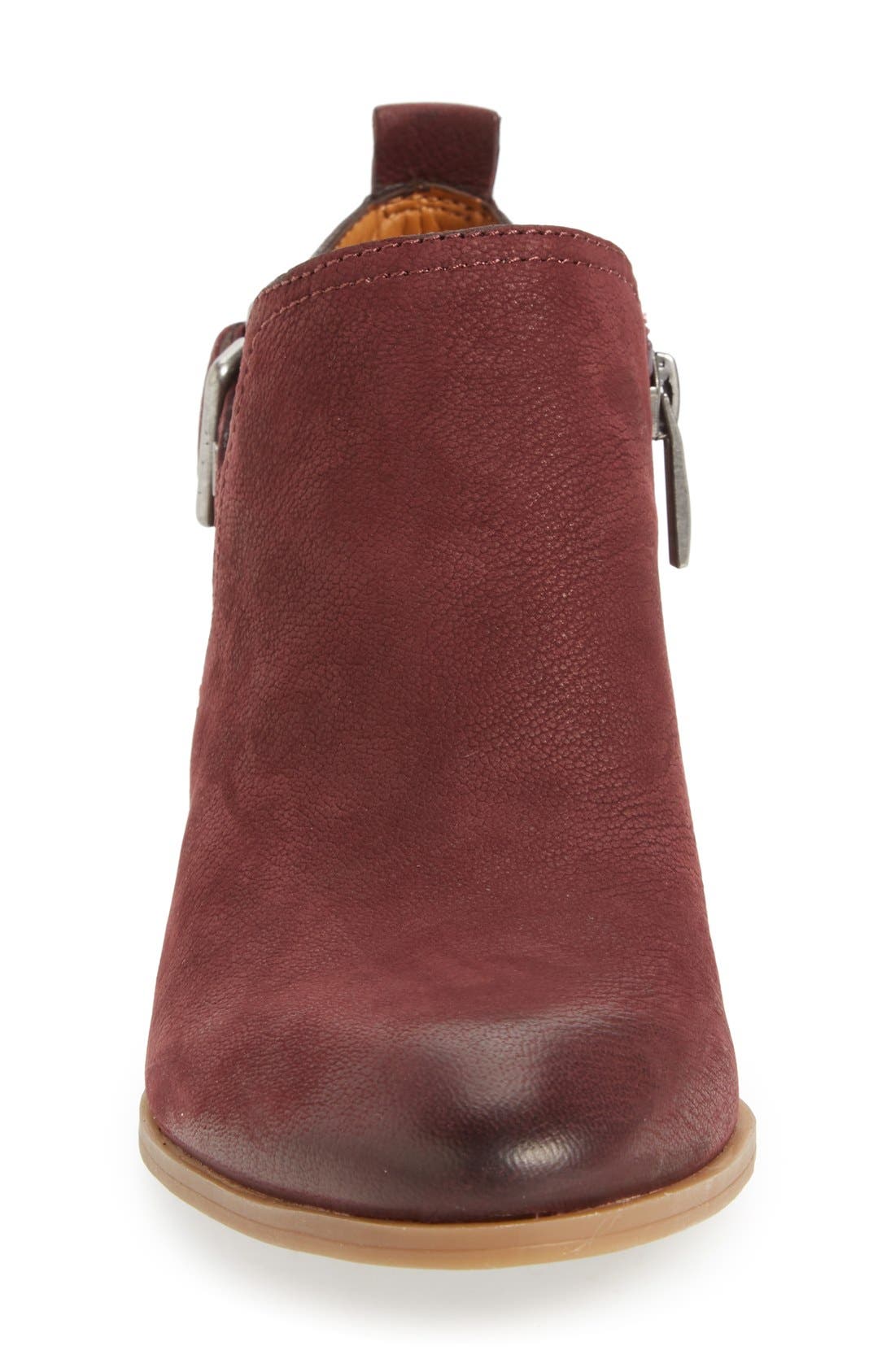 'Garfield' Western Bootie, Alternate, color, DARK BURGUNDY LEATHER