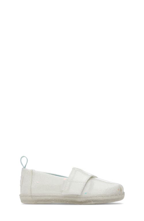 Toms Kids' Alpargata Slip-on Sneaker In White