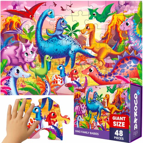 2x3 FT Giant Floor Puzzles for Kids Ages 4-6 - Interactive Learning and Play