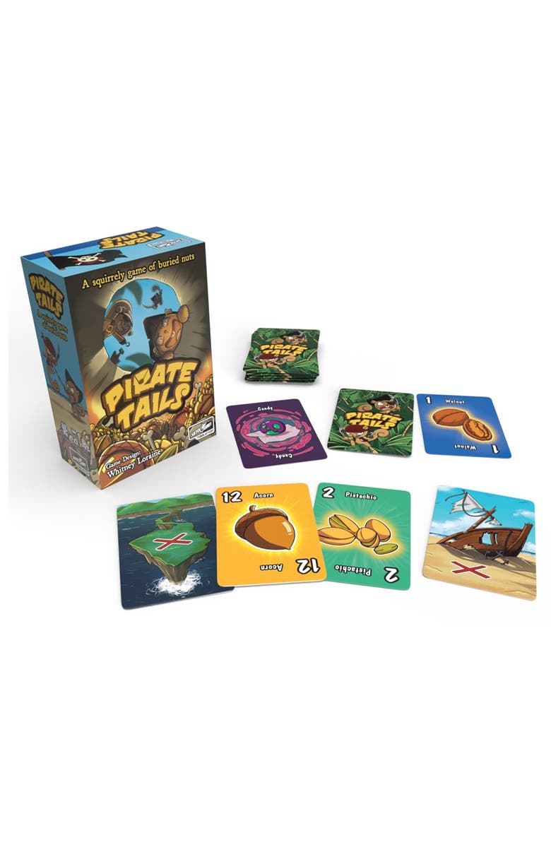 Skybound Pirate Tails A Squirrley Game Of Buried Nuts, Ages 8+, Alternate, color, Multicolored