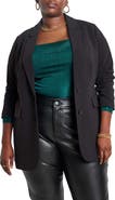 ELOQUII The 365 Semi Stretch Two Button Blazer