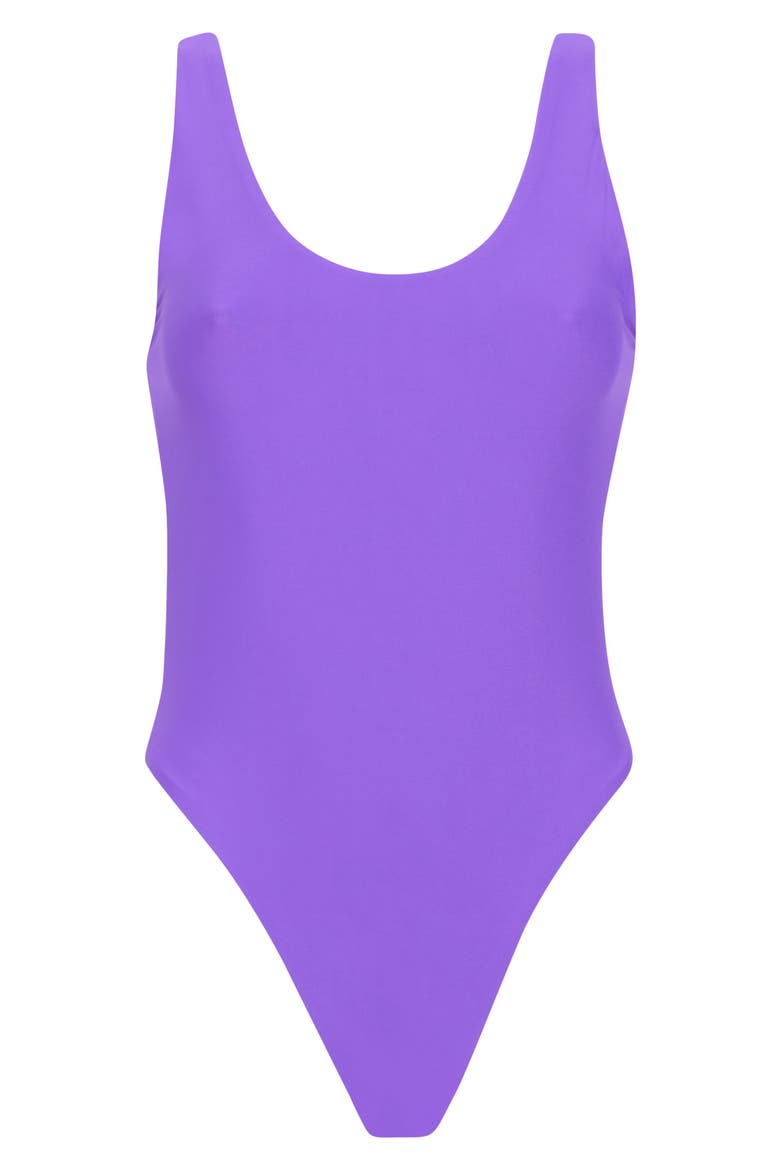 Claire Reversible One-Piece Swimsuit, Alternate, color, PURPLE