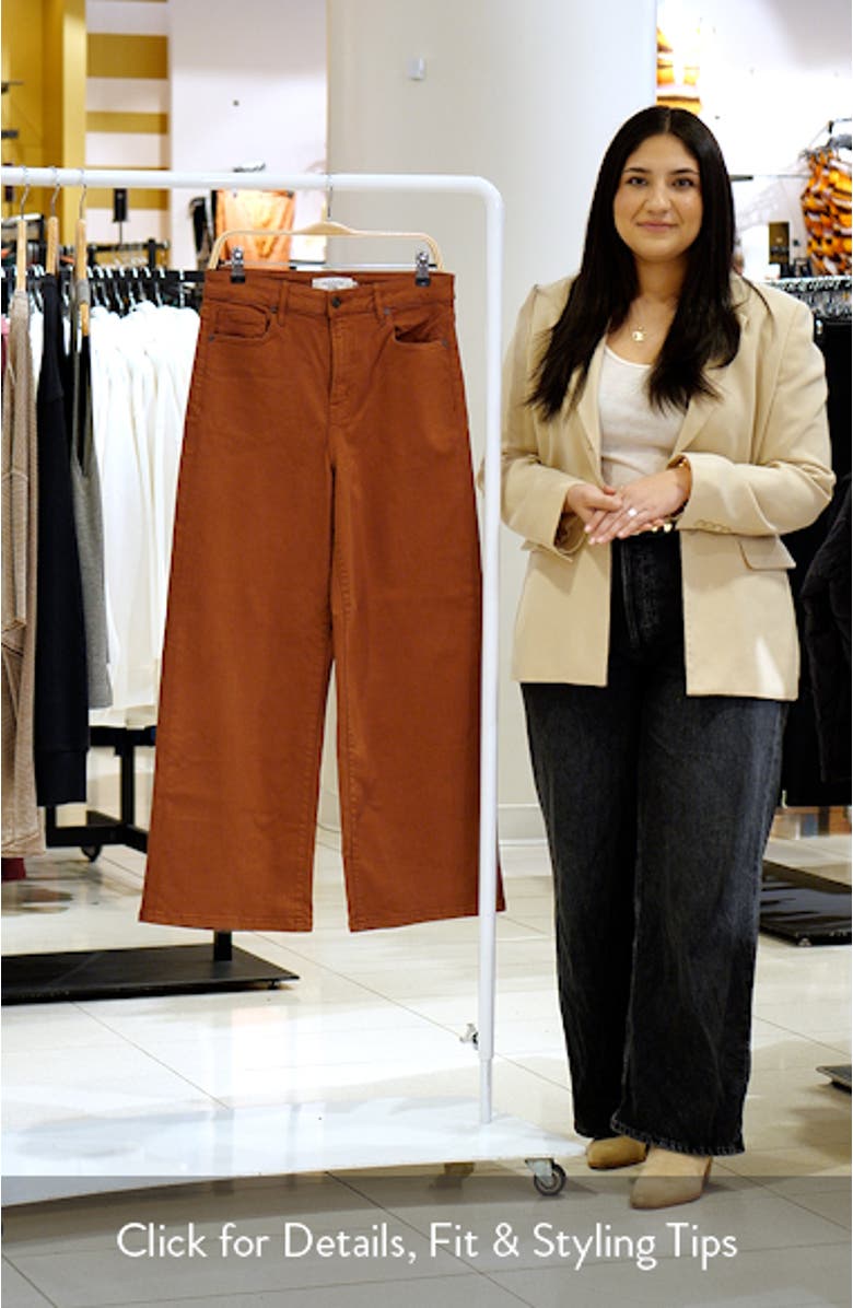 High Waist Wide Leg Jeans, sales video thumbnail