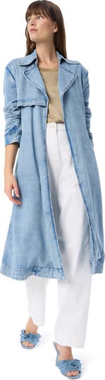 Cassie Denim Trench Coat