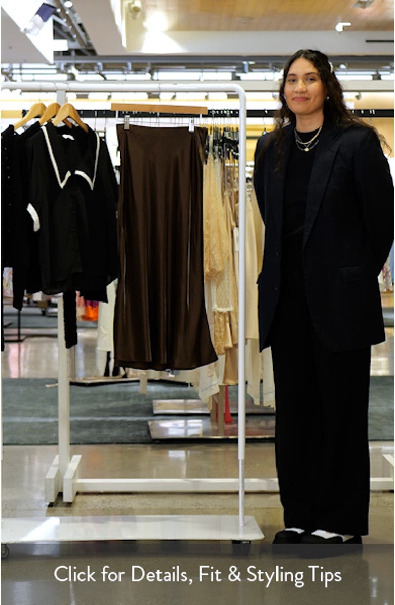 Anya Satin Midi Skirt, sales video thumbnail