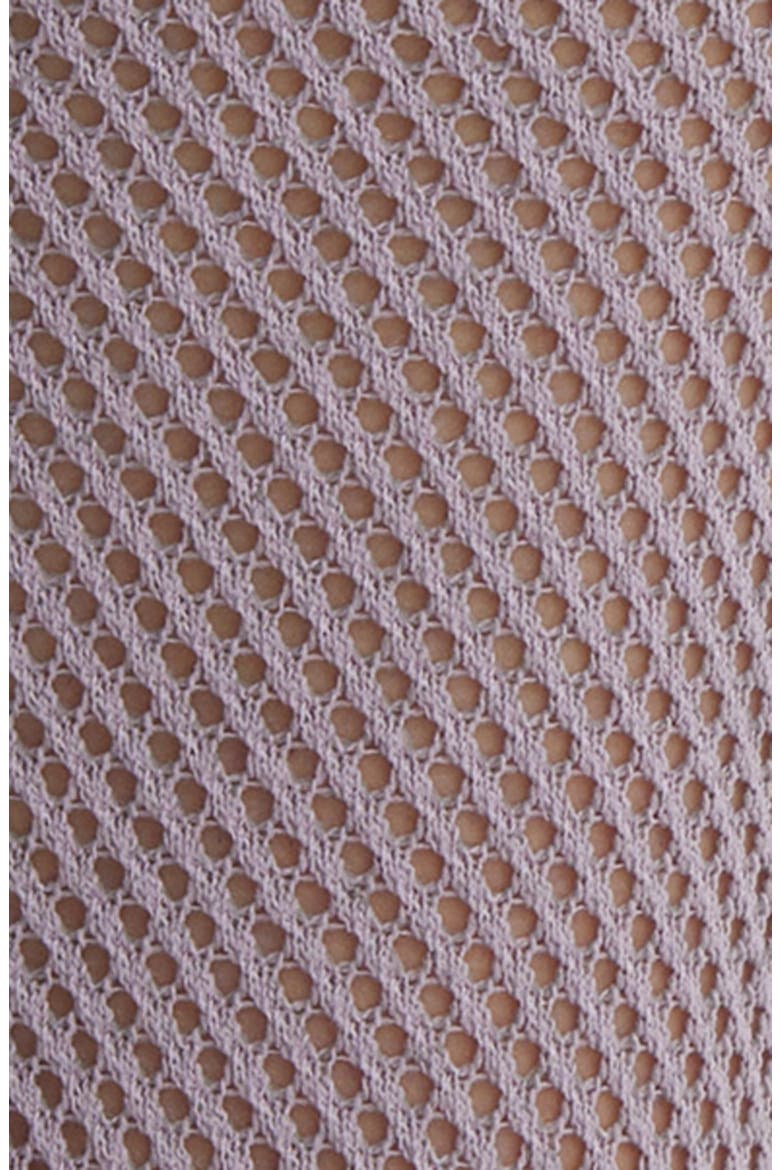 Pride Gender Inclusive Fishnet Varsity Crew Socks, Alternate, color, PURPLE BLOOM