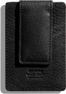 Shinola Money Clip Card Case