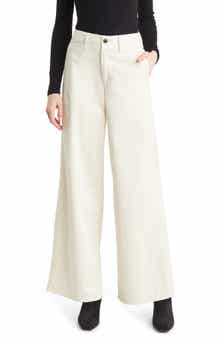 rag & bone Sofie Stretch Cotton Wide Leg Chinos