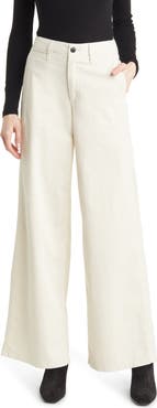 rag & bone Sofie Stretch Cotton Wide Leg Chinos