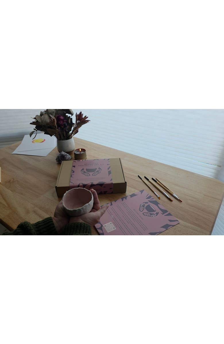 Breathe People Honoring Meditative Art Kit, Alternate, color, Blush Pink