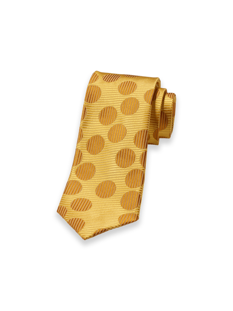 Circles Pattern Silk Tie