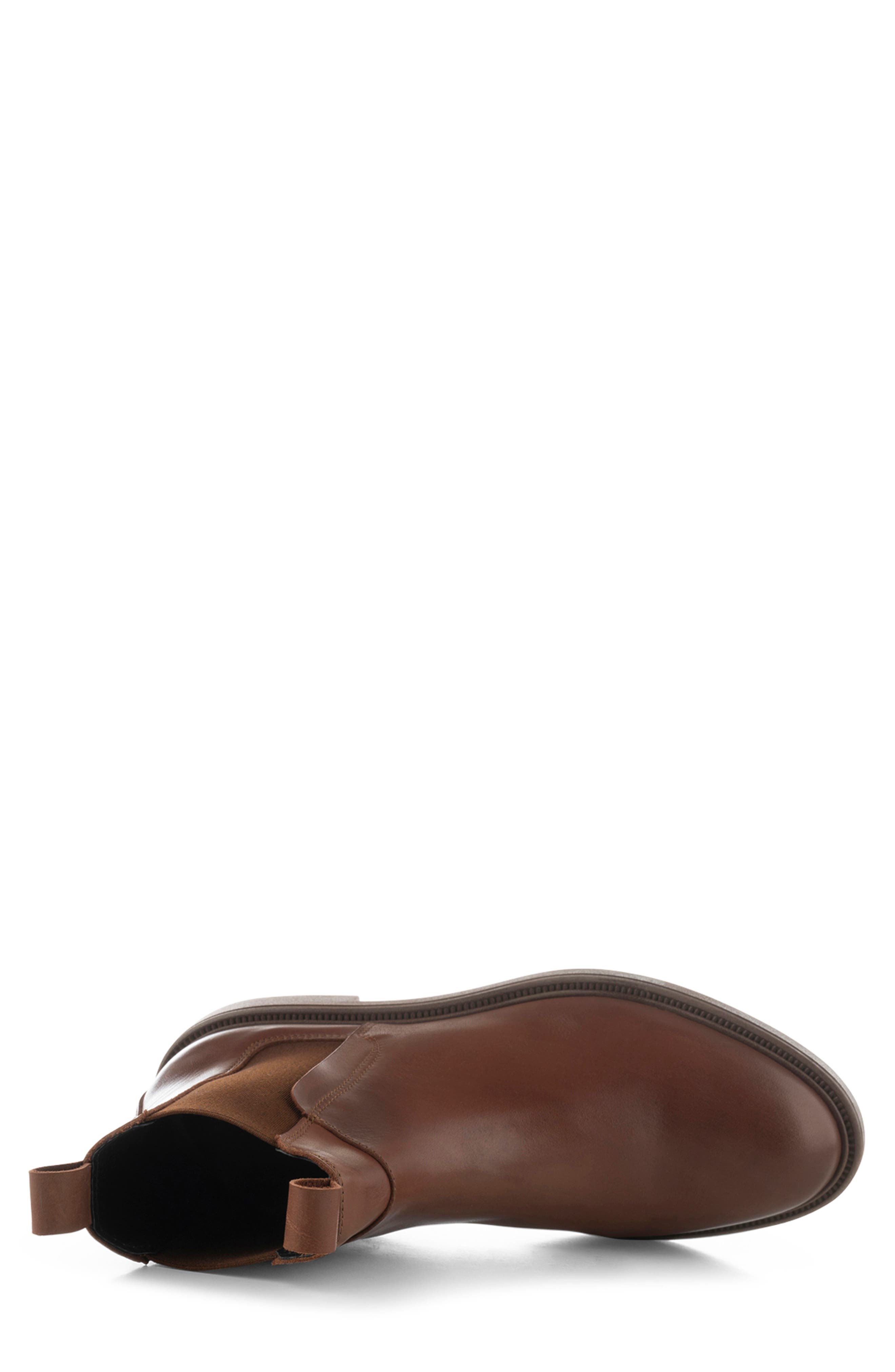 Shoe The Bear Thyra Chelsea Boot, Alternate, color, Chestnut Brown