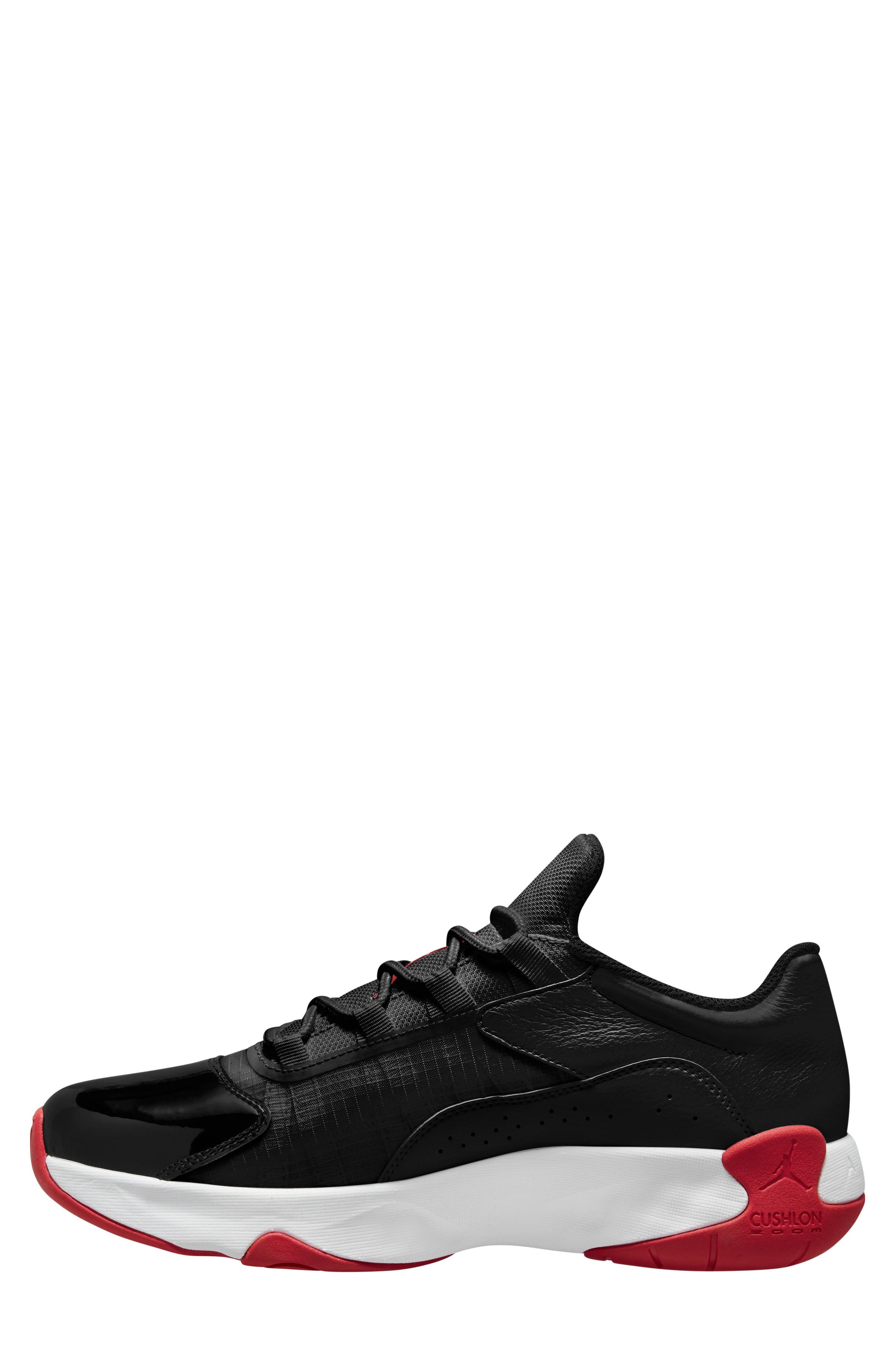 Air Jordan 11 CMFT Low Sneaker, Alternate, color, BLACK/ VARSITY RED/ WHITE