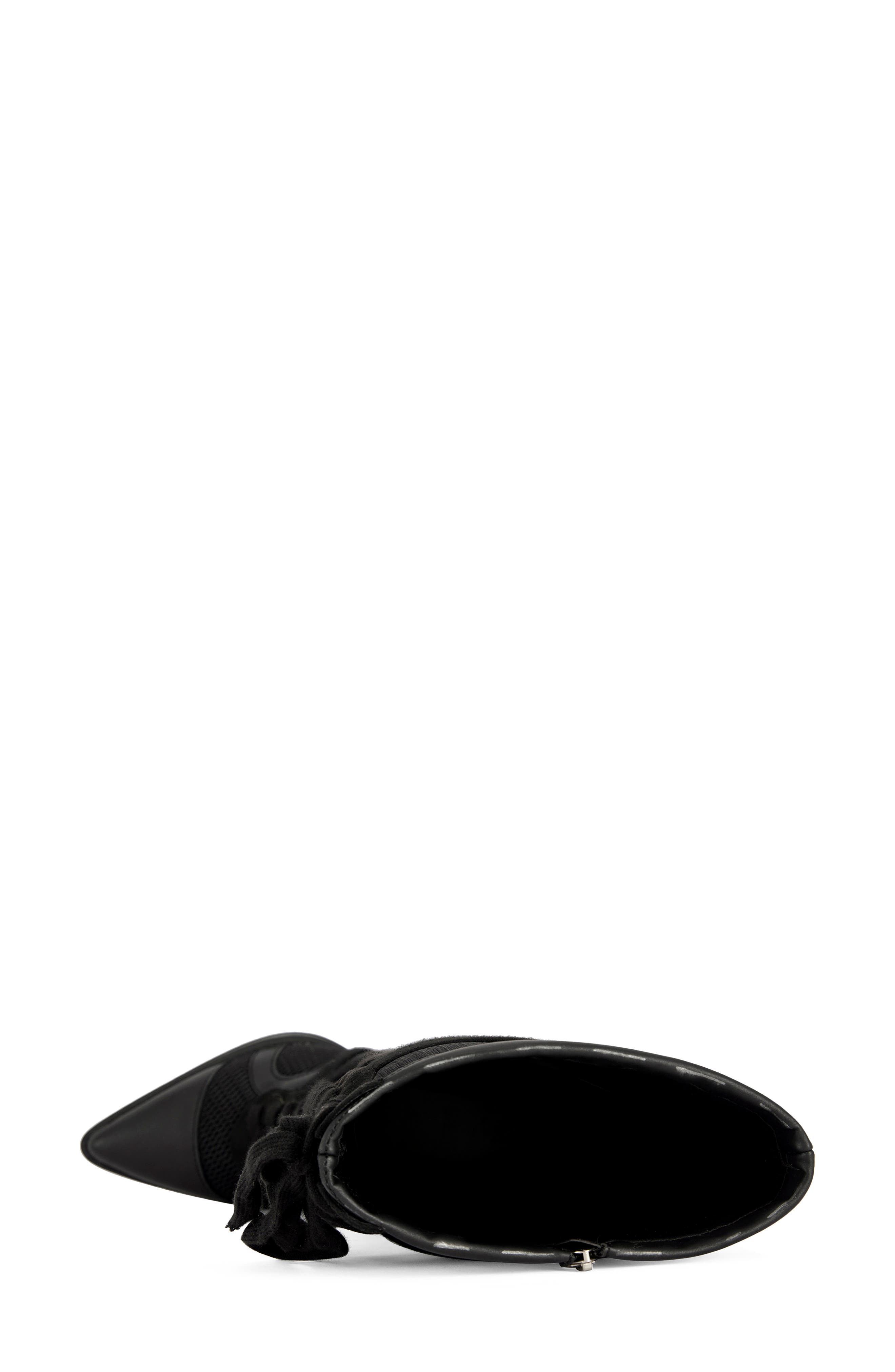 Zayd Lace-Up Tall Boot, Alternate, color, BLACK