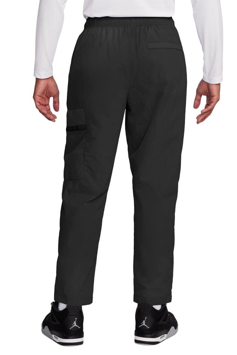 Woven Cargo Pants, Alternate, color, BLACK