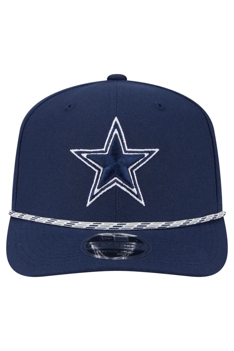 Men's New Era Navy Dallas Cowboys Gameday Multi Rope 9SEVENTY Stretch-Snap Hat, Alternate, color, Navy