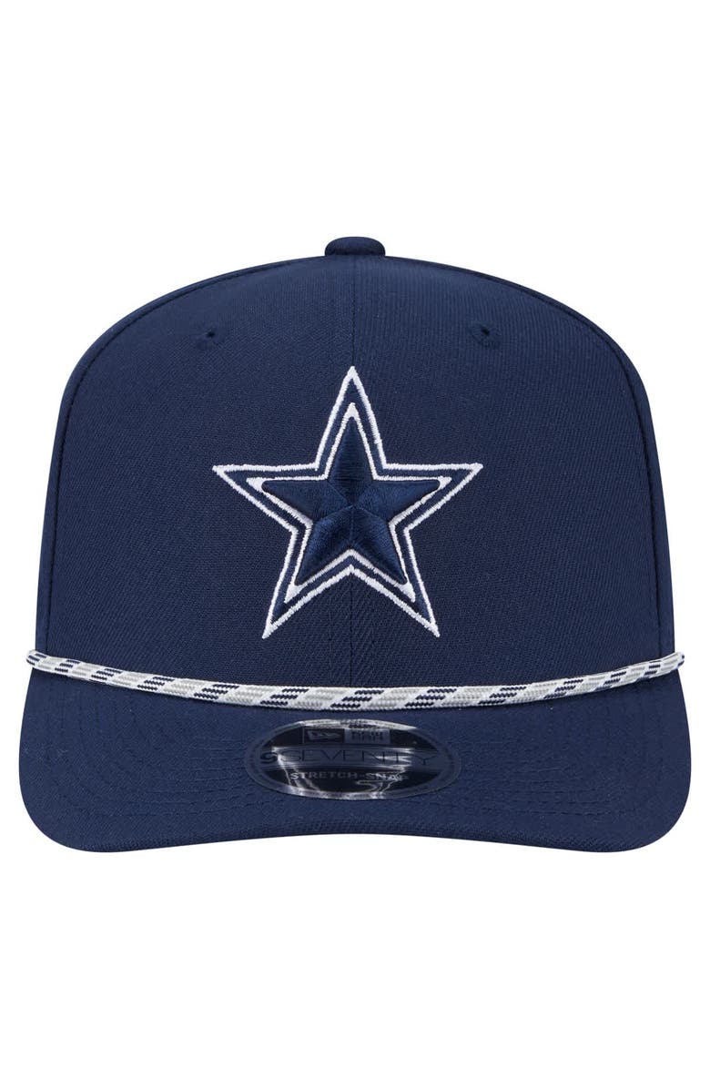 New Era Men's New Era Navy Dallas Cowboys Gameday Multi Rope 9SEVENTY Stretch-Snap Hat, Alternate, color, Navy