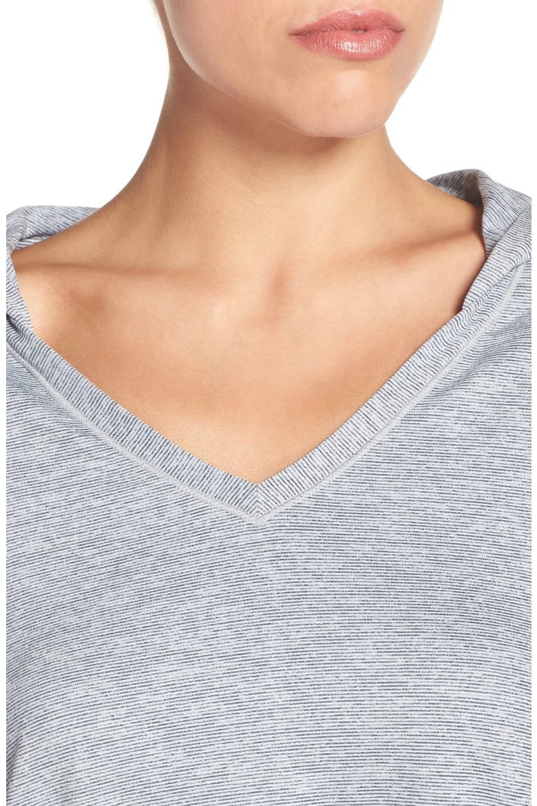 'To & Fro' Hooded Pullover Tee, Alternate, color, GREY WOLF