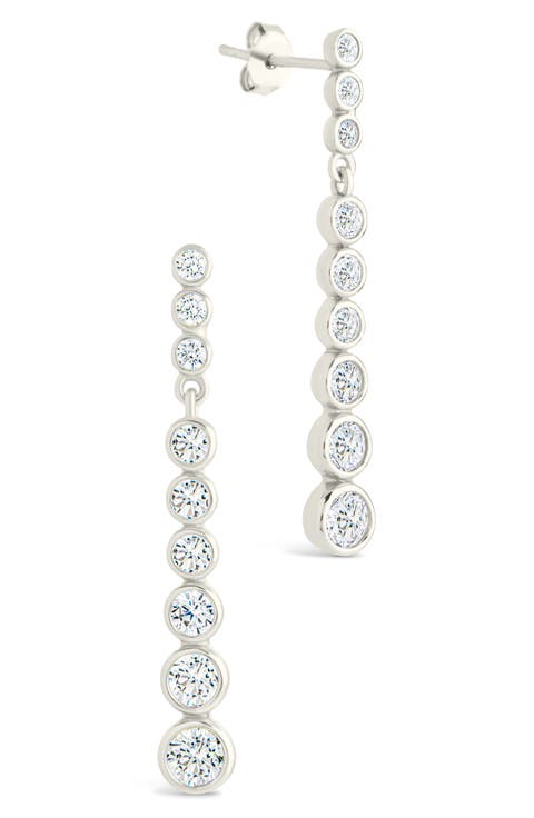 Ianthe Brillient Cubic Zirconia Drop Earrings