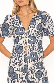 Petal & Pup Jensen Scallop Hem Top