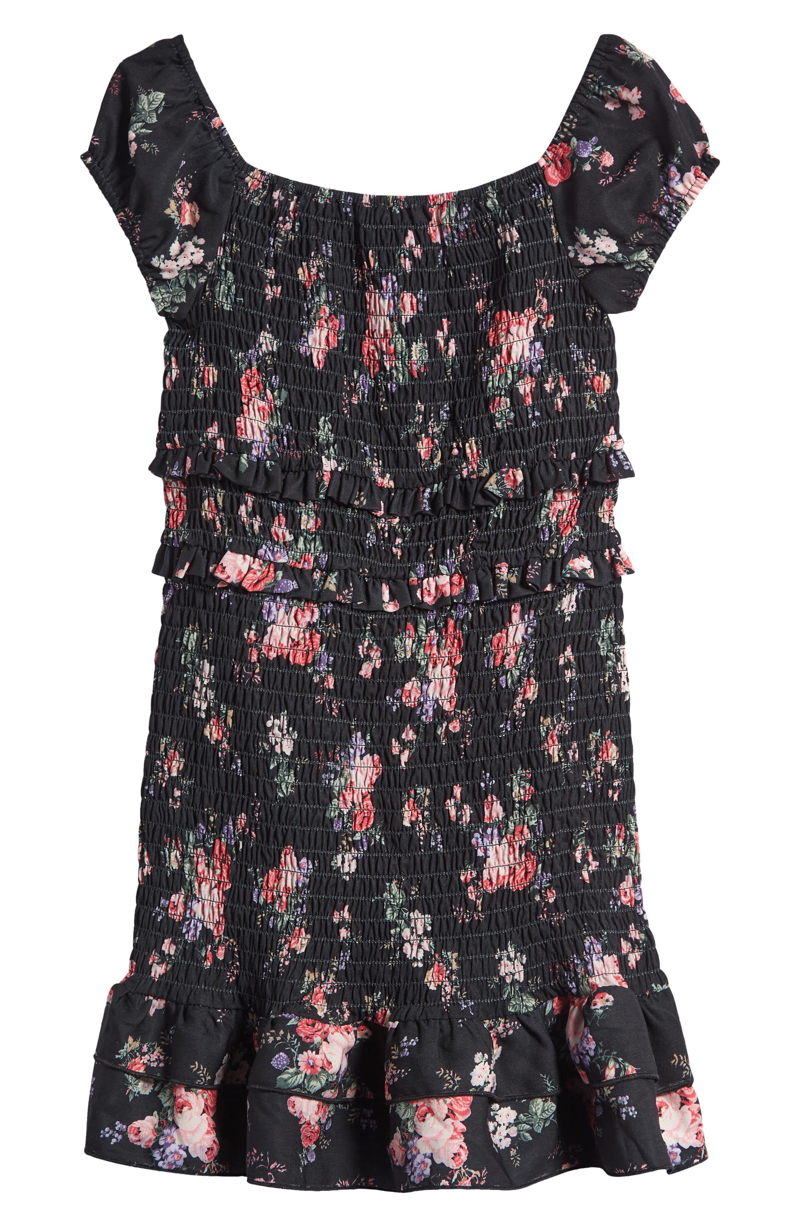 selected BLACK PINK FLORAL
