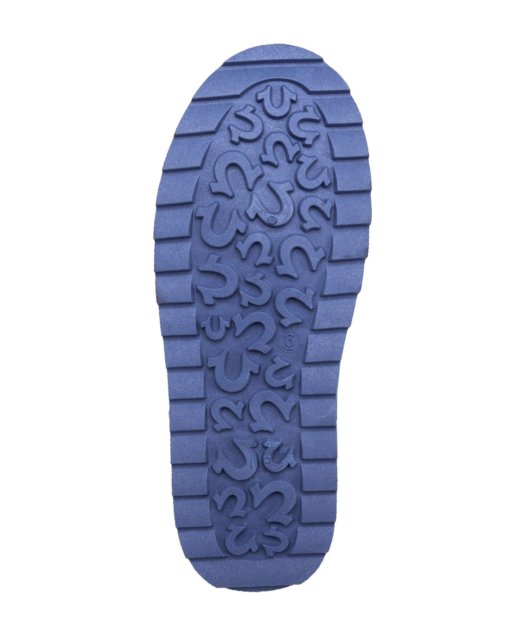 Zara Faux Suede Patch Logo Boot, Alternate, color, Denim