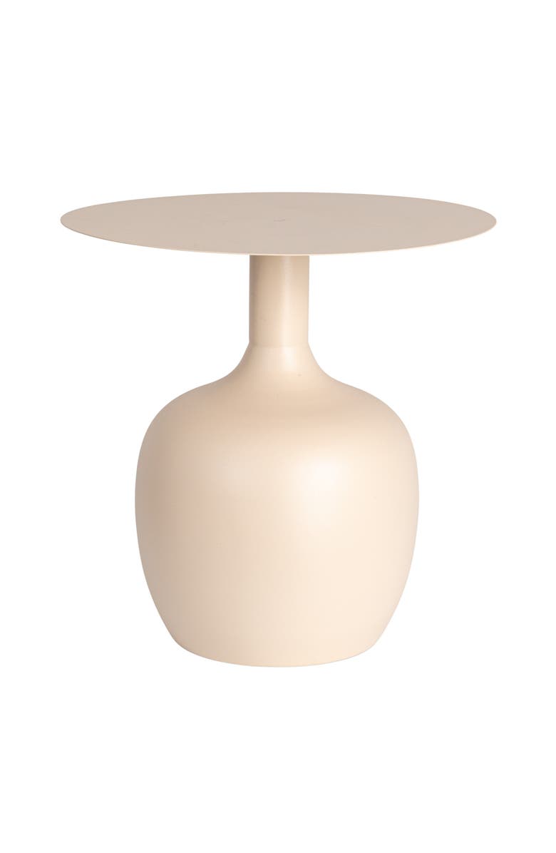 Olive Grove Chic Round Side Table, Main, color, Ivory