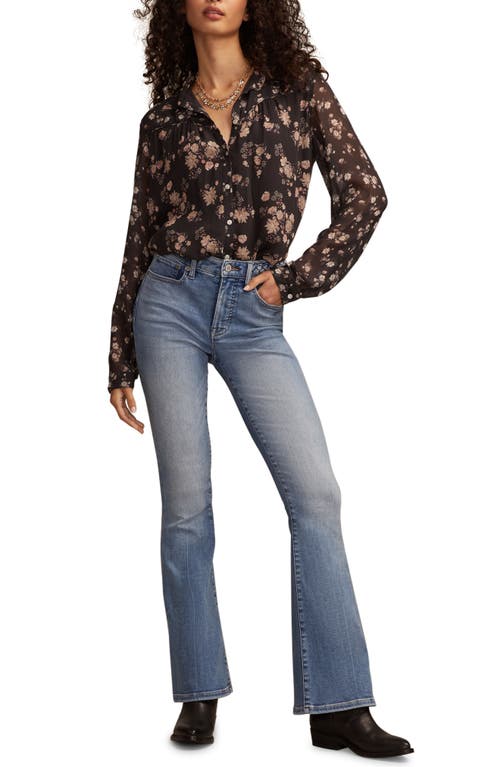 Lucky Brand Floral Button-up Shirt In Multi