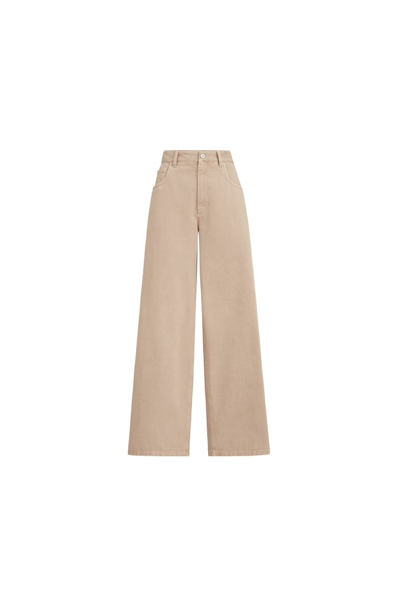 Relaxed trousers, Alternate, color, Beige